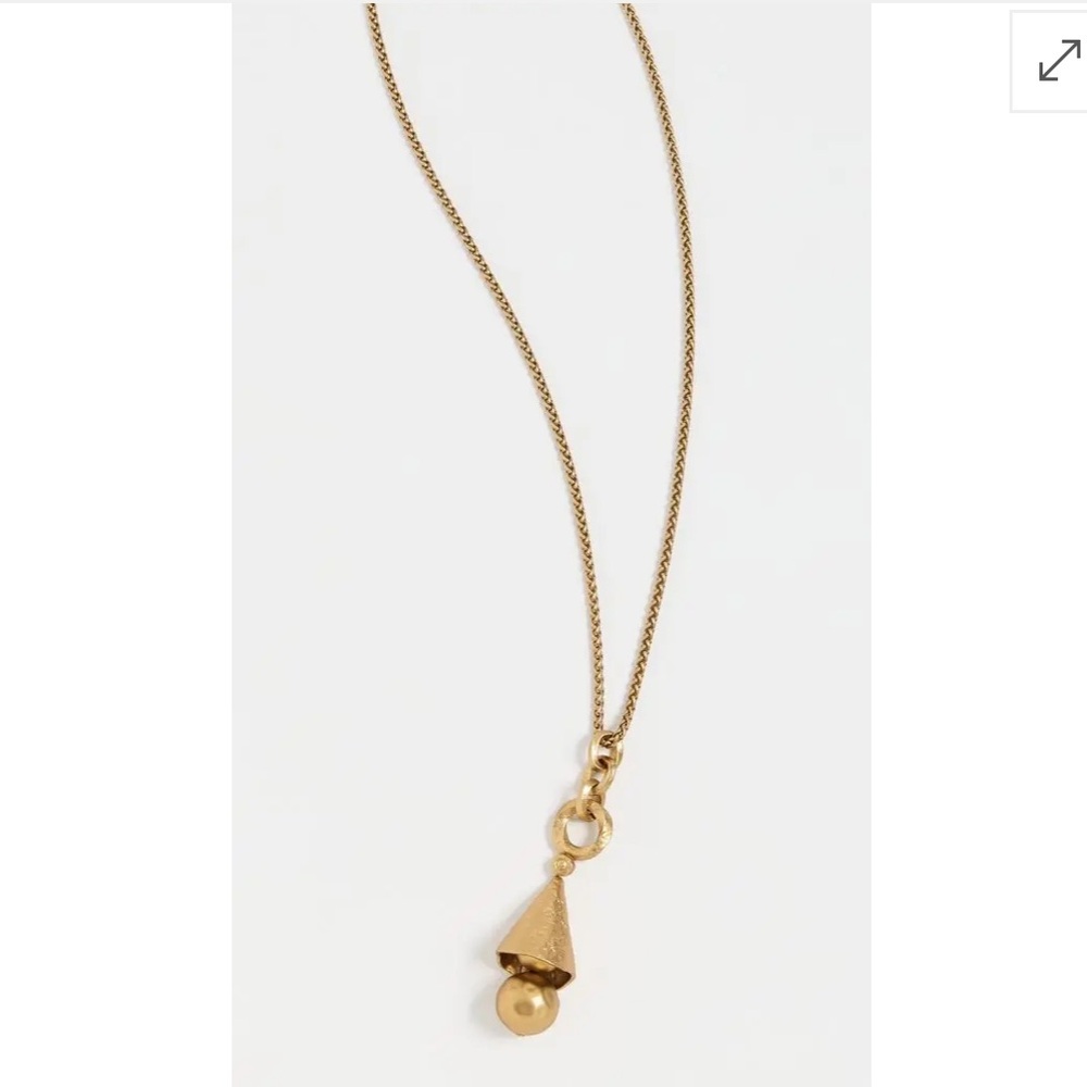 New Zimmermann Whimsy Gold Pendant Necklace - Picture 3 of 5